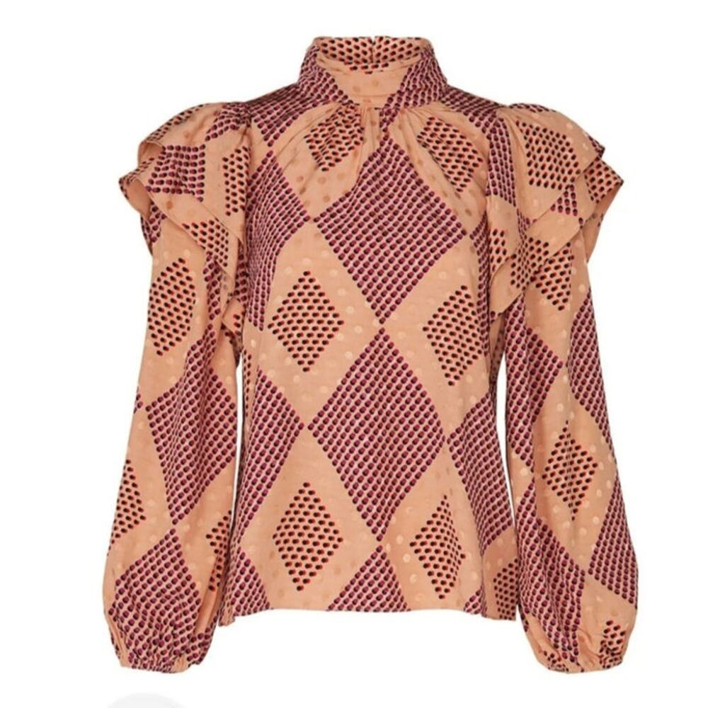 HOFMANN COPENHAGEN BELLA BLOUSE, SIZE 40